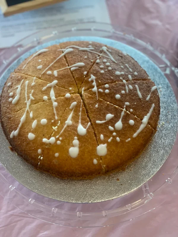 Lemon Pound Cake - 8" Round Pan/ or Loaf Pan -Dairy Free/ Dairy