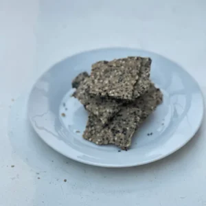 Crispy Eggless Sunflower Seeded Crackers