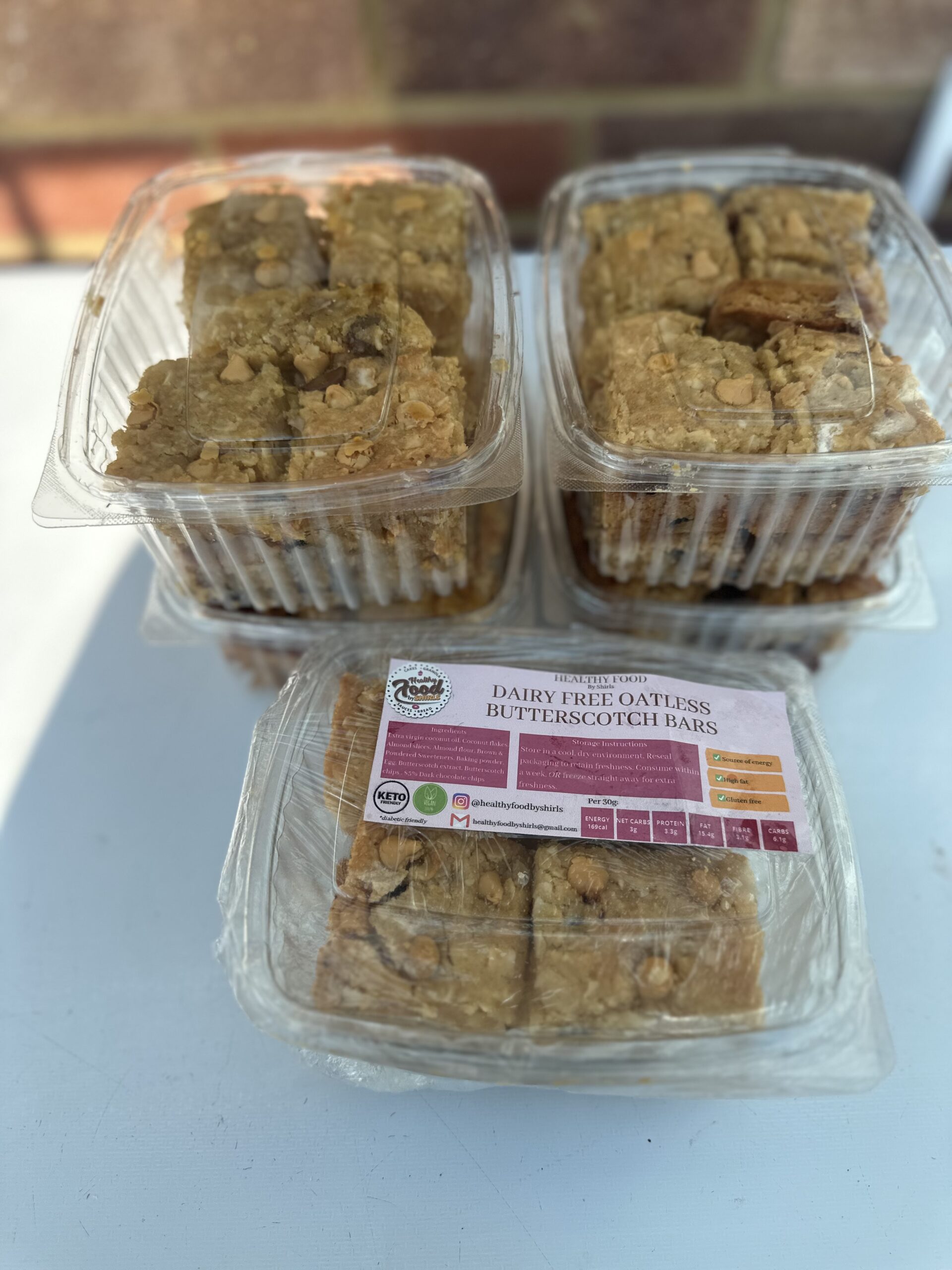 Oatless Butterscotch Bars